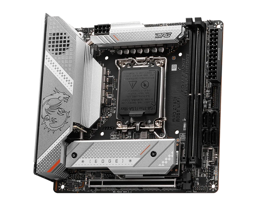 เมนบอร์ด MSI MPG Z790I EDGE WI - Lga1700 Itx Motherboard Ddr5 บทวิจารณ์และราคา